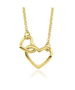 Gold Plated Silver Necklaces Line SPE-745-GP